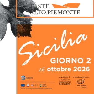 TASTE ALTO PIEMONTE SICILIA - Lunedì 26 ottobre
